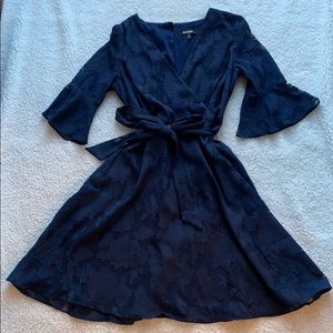 Kensie Navy Blue Lace Dress